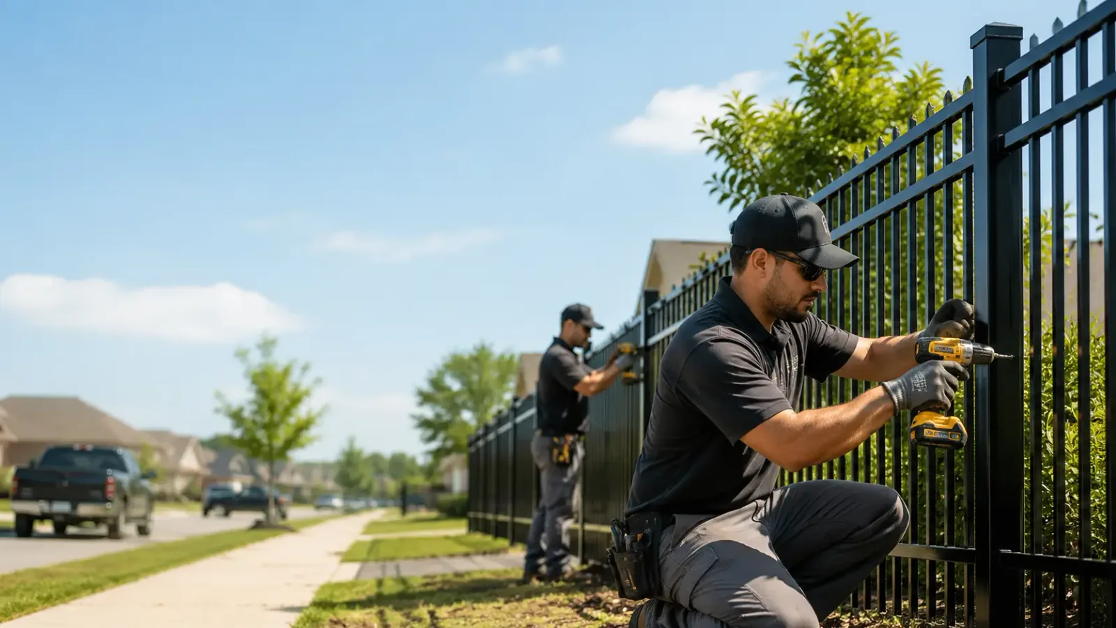 Metal Fence Installation in Bellport, NY